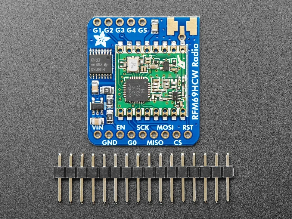 Adafruit RFM69HCW Transceiver Radio Breakout - 433 MHz