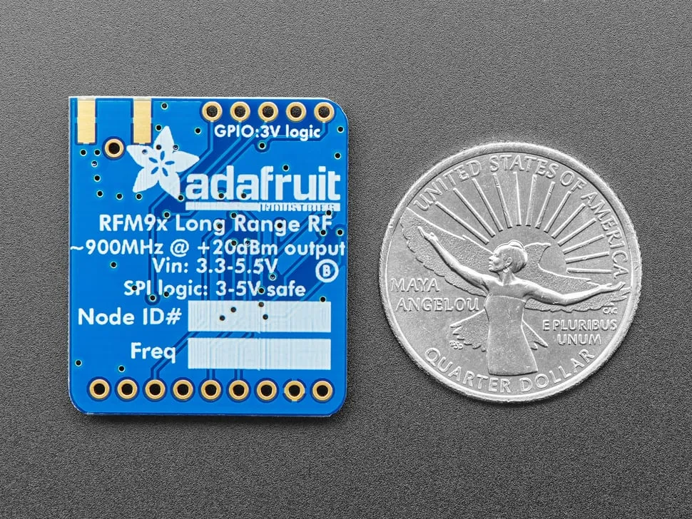 Adafruit RFM95W LoRa Radio Transceiver Breakout - 868 or 915 MHz