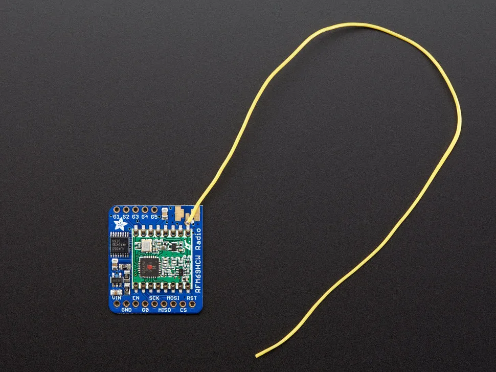 Adafruit RFM96W LoRa Radio Transceiver Breakout - 433 MHz