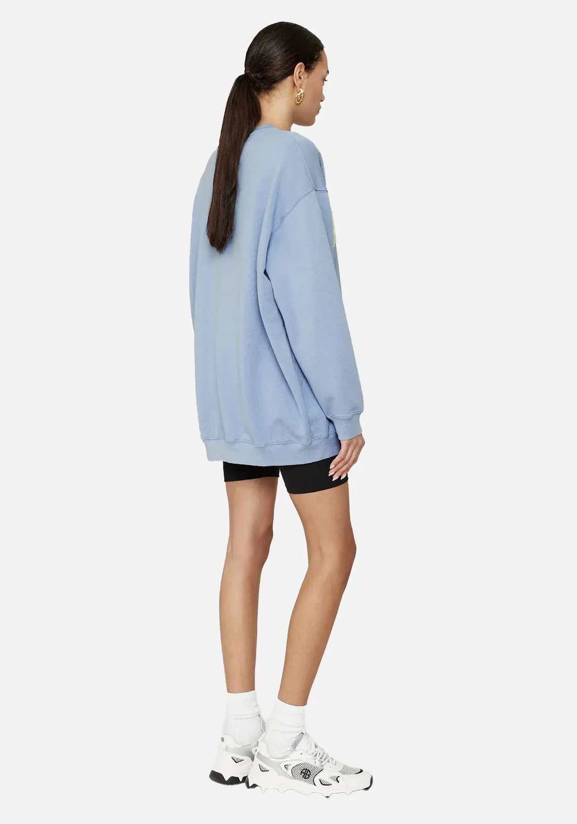 Anine Bing Tyler Sweatshirt - Capri Blue