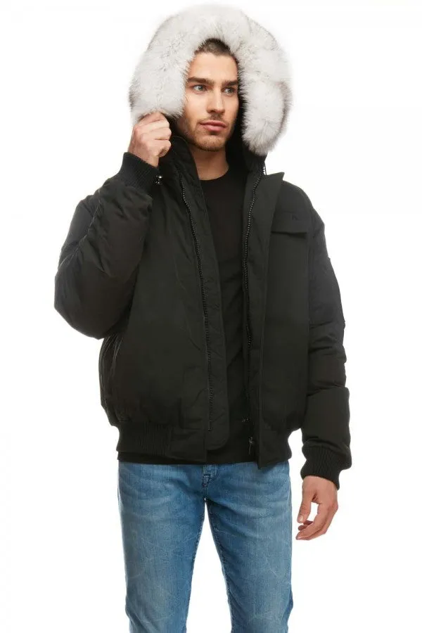 ARCTIC NORTH MENS SAINT SAUVEUR PREMIUM BOMBER WINTER JACKET