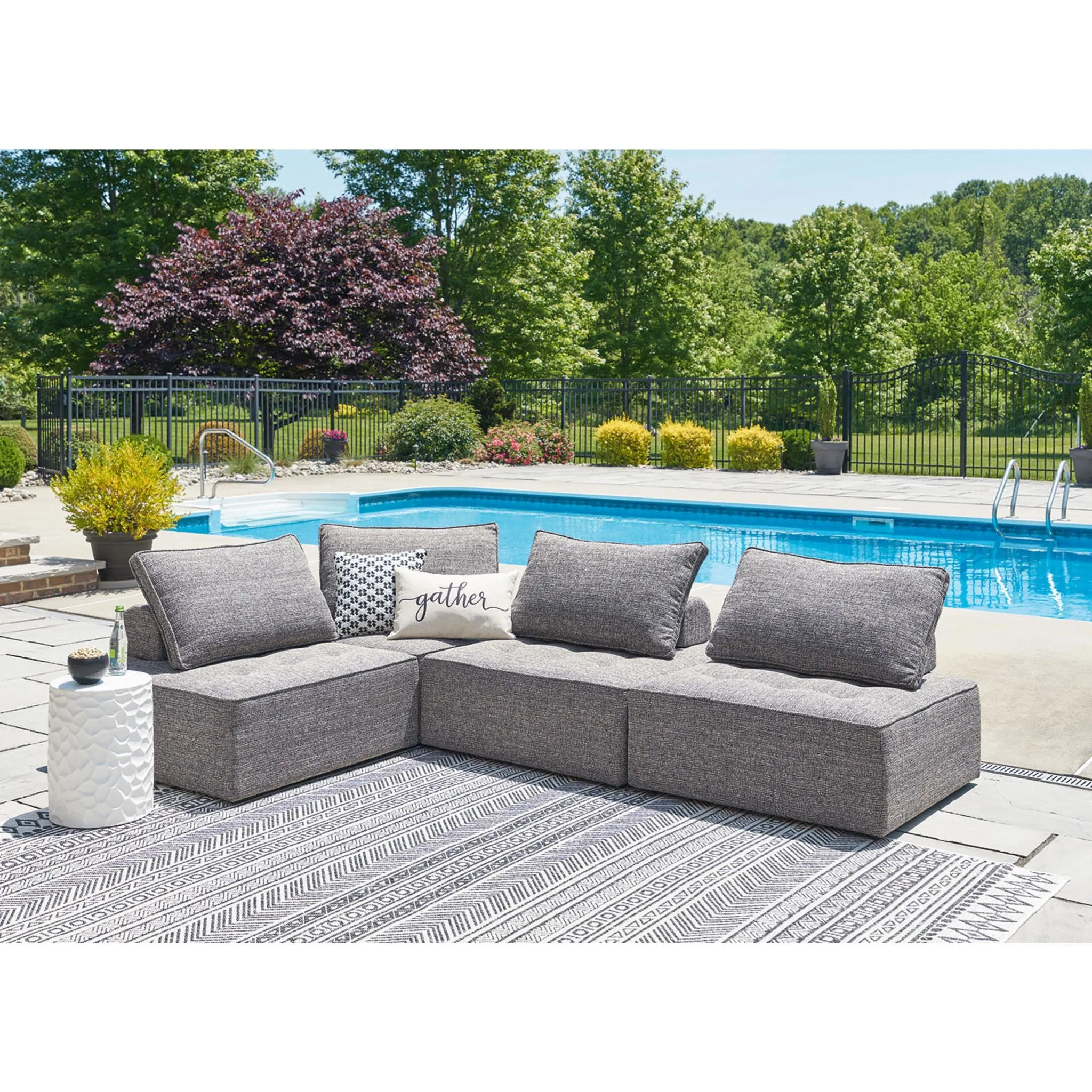 Bree Zee 4 Piece Outdoor Sectional