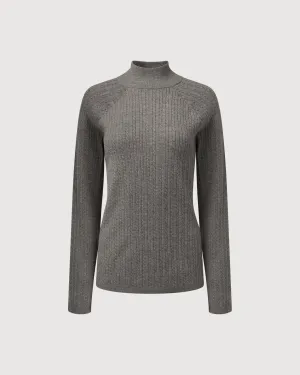 Cable Turtle Neck Sweater