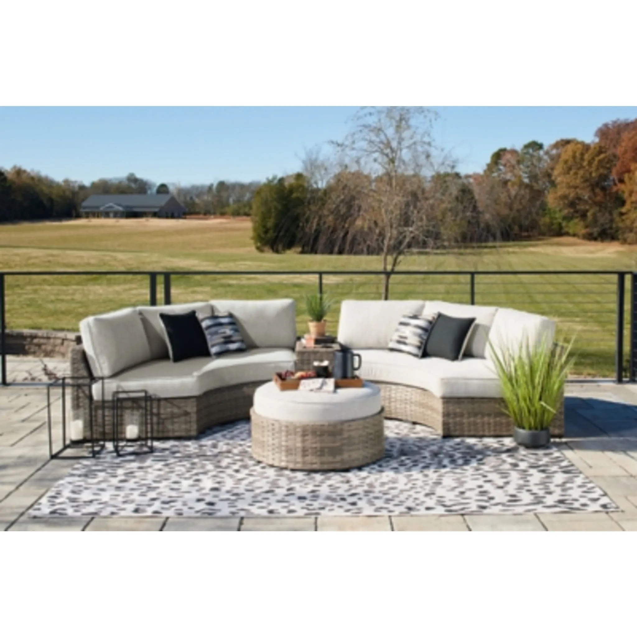 Calworth 4 Piece Outdoor Sectional