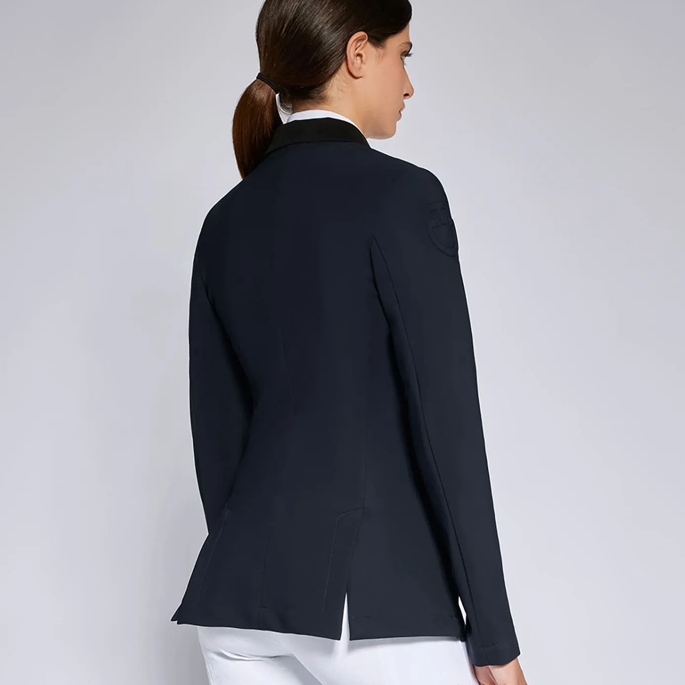 Cavalleria Toscana Lightweight Jersey Zip Show Jacket - Navy