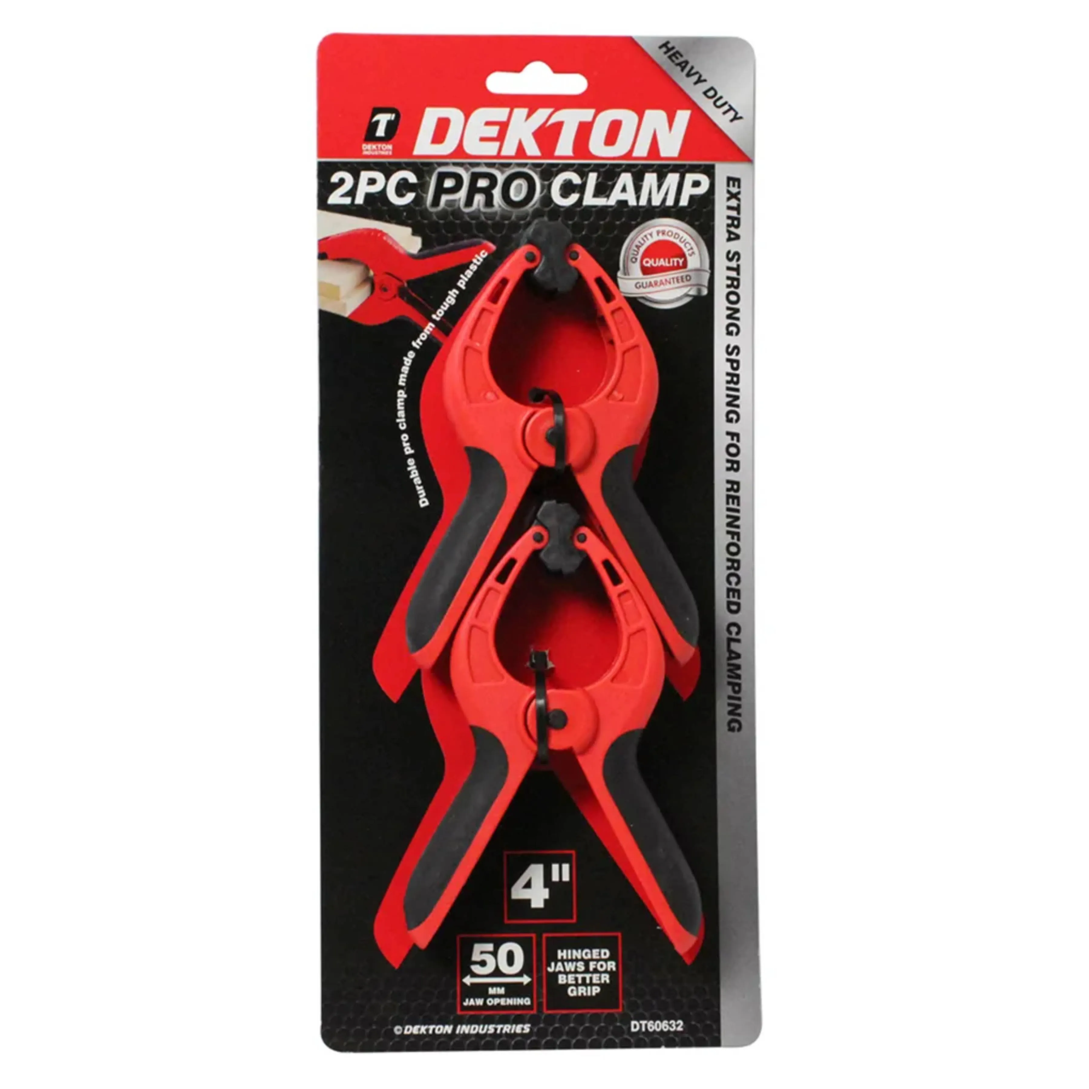 DEKTON 2PC 4" Pro Clamp