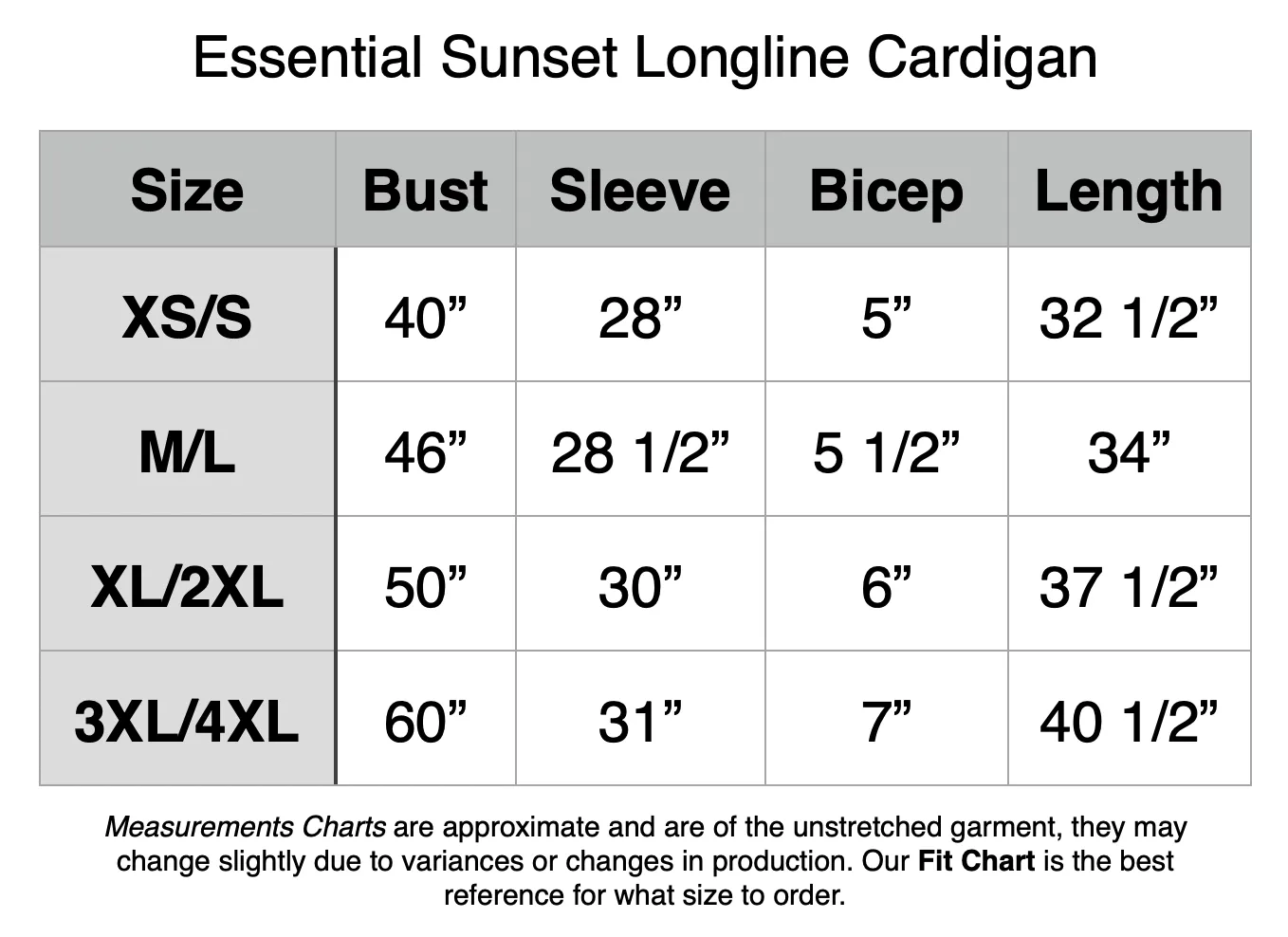 Essential Sunset Longline Cardigan - Heathered Black