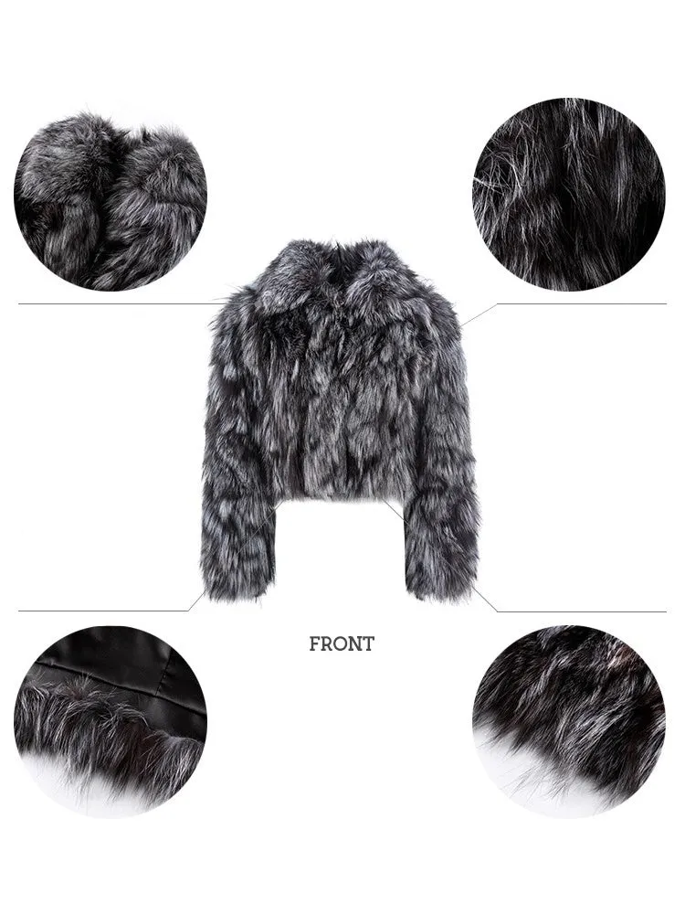 Fox Fur Short Lapel Jacket【s0000005006】