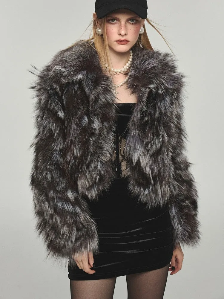 Fox Fur Short Lapel Jacket【s0000005006】