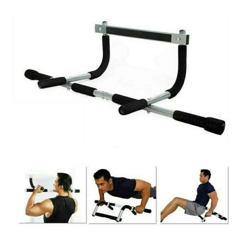 Heavy Duty Pull-Up Bar for Doorway, Upper Body Home Fitness Door Horizontal Bar for Home Gym, Multi-Grip Chin-Up Bar for Door Frame Doorway Home Gyms