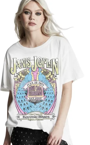 Janis Joplin Kozmic Blues Oversized Tee