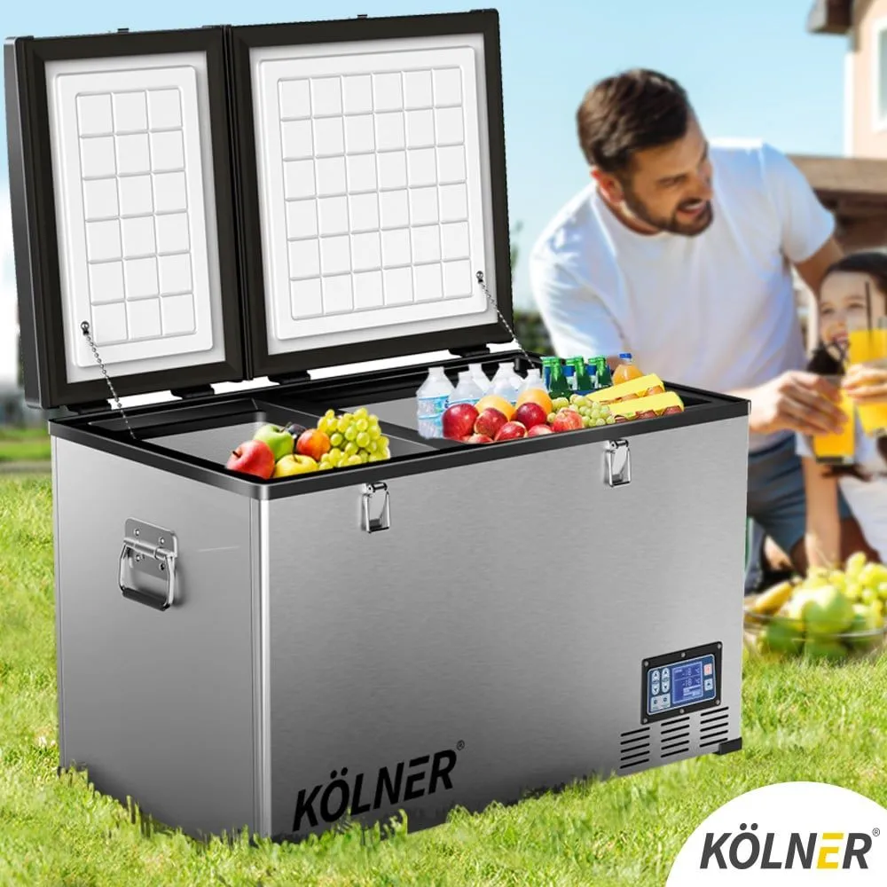 Kolner 125l Portable Fridge Cooler Freezer Camping Car Refrigerator