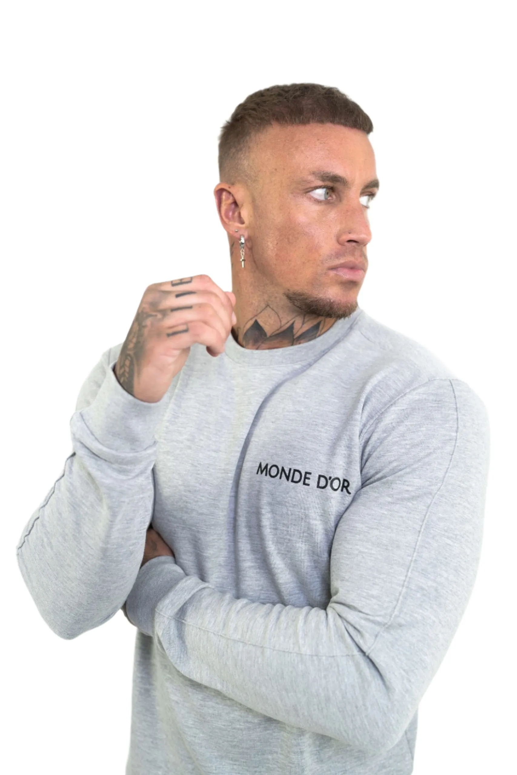 Men's Light Grey Urban Tracksuit Set