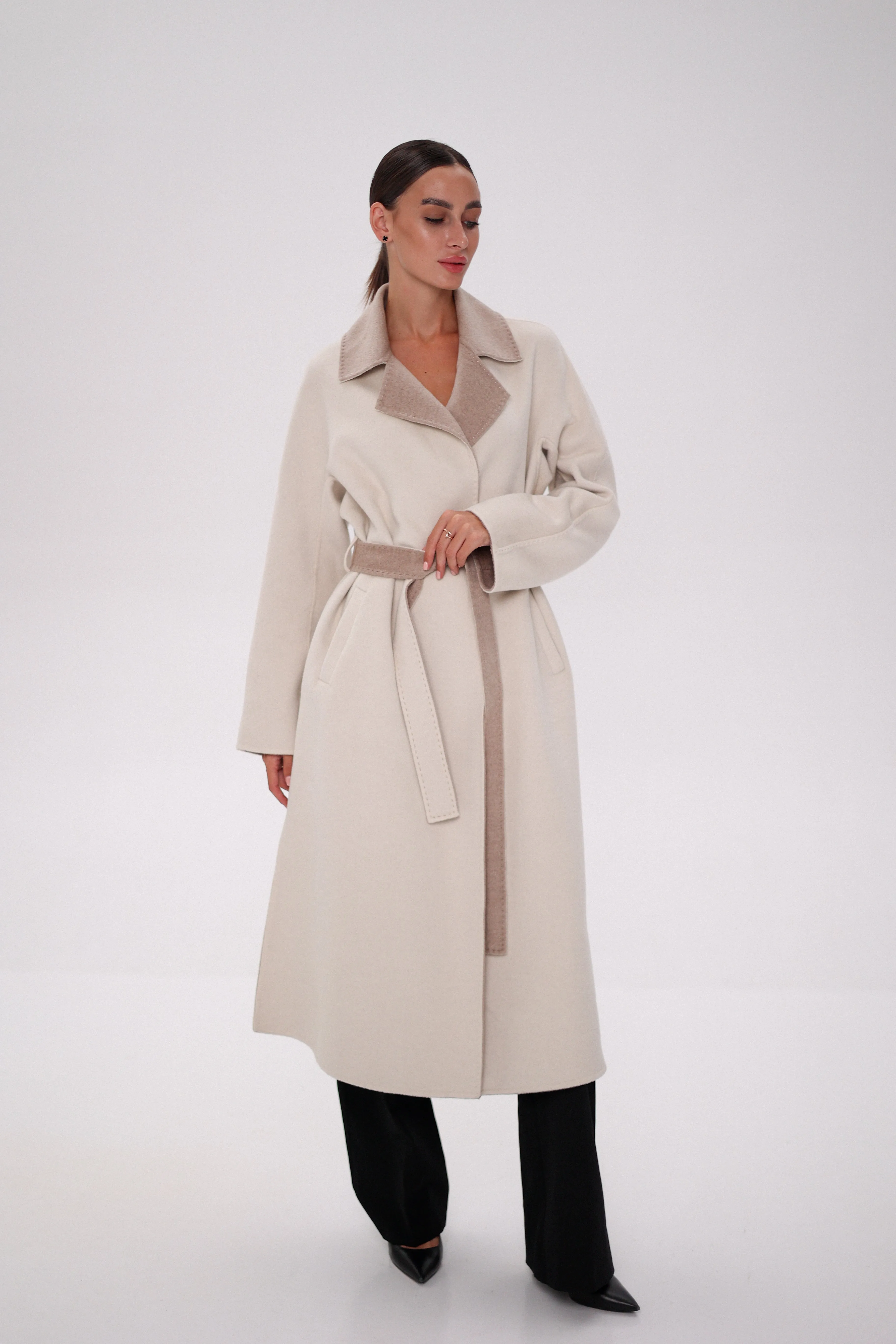 Montreal Double-Face Wraparound Overcoat