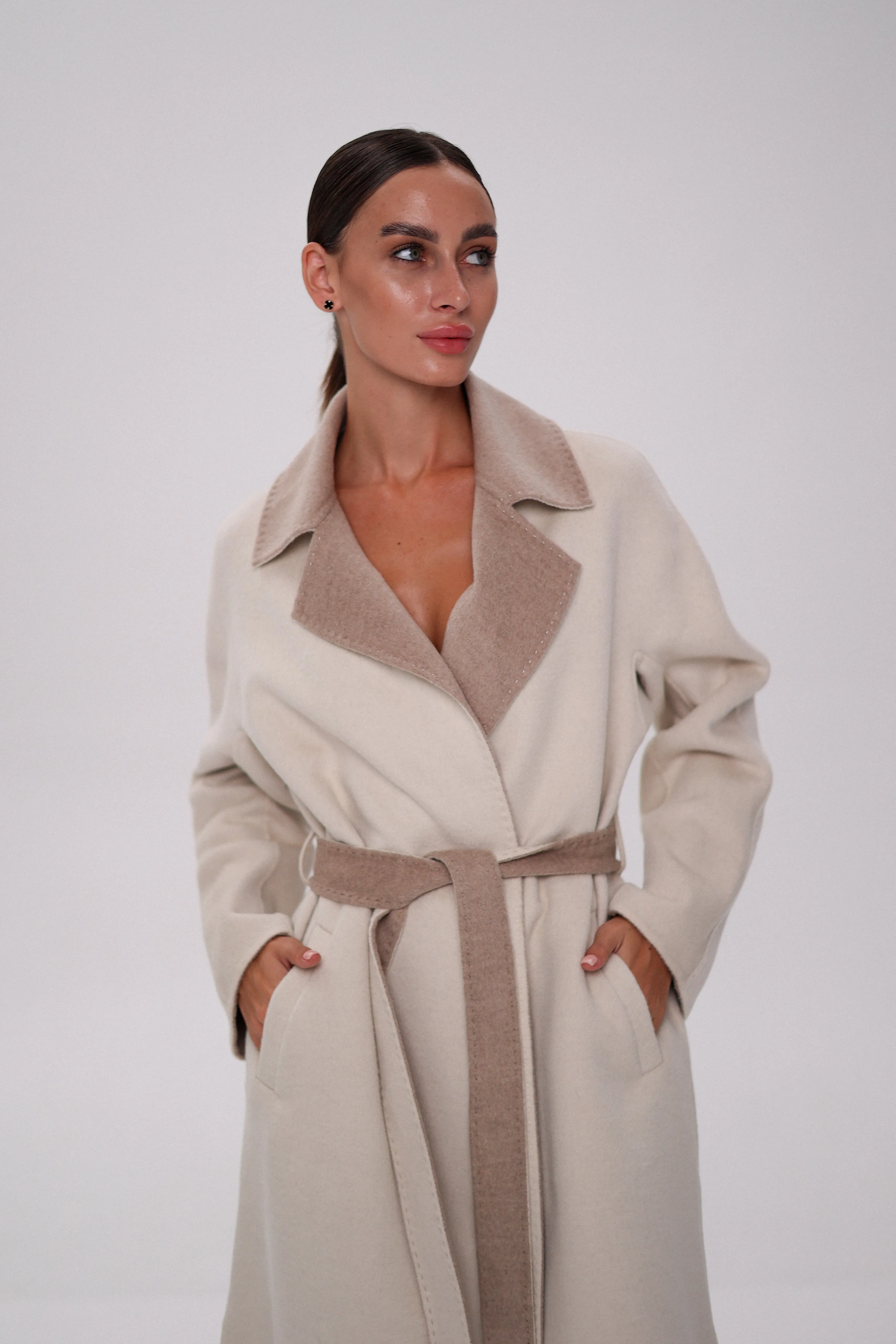 Montreal Double-Face Wraparound Overcoat