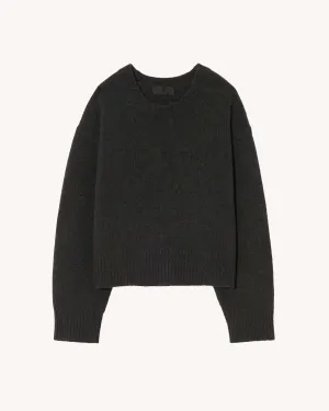 Nili Lotan - Haisley Sweater in Dark Charcoal Melange