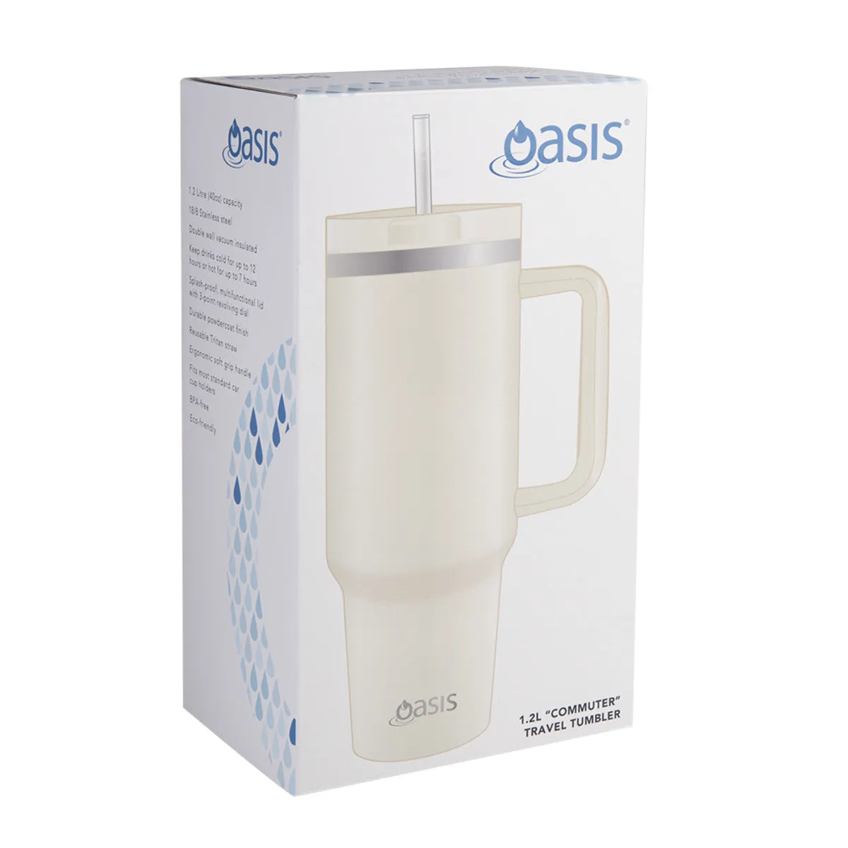 Oasis Commuter Tumbler Alabaster 1.2L