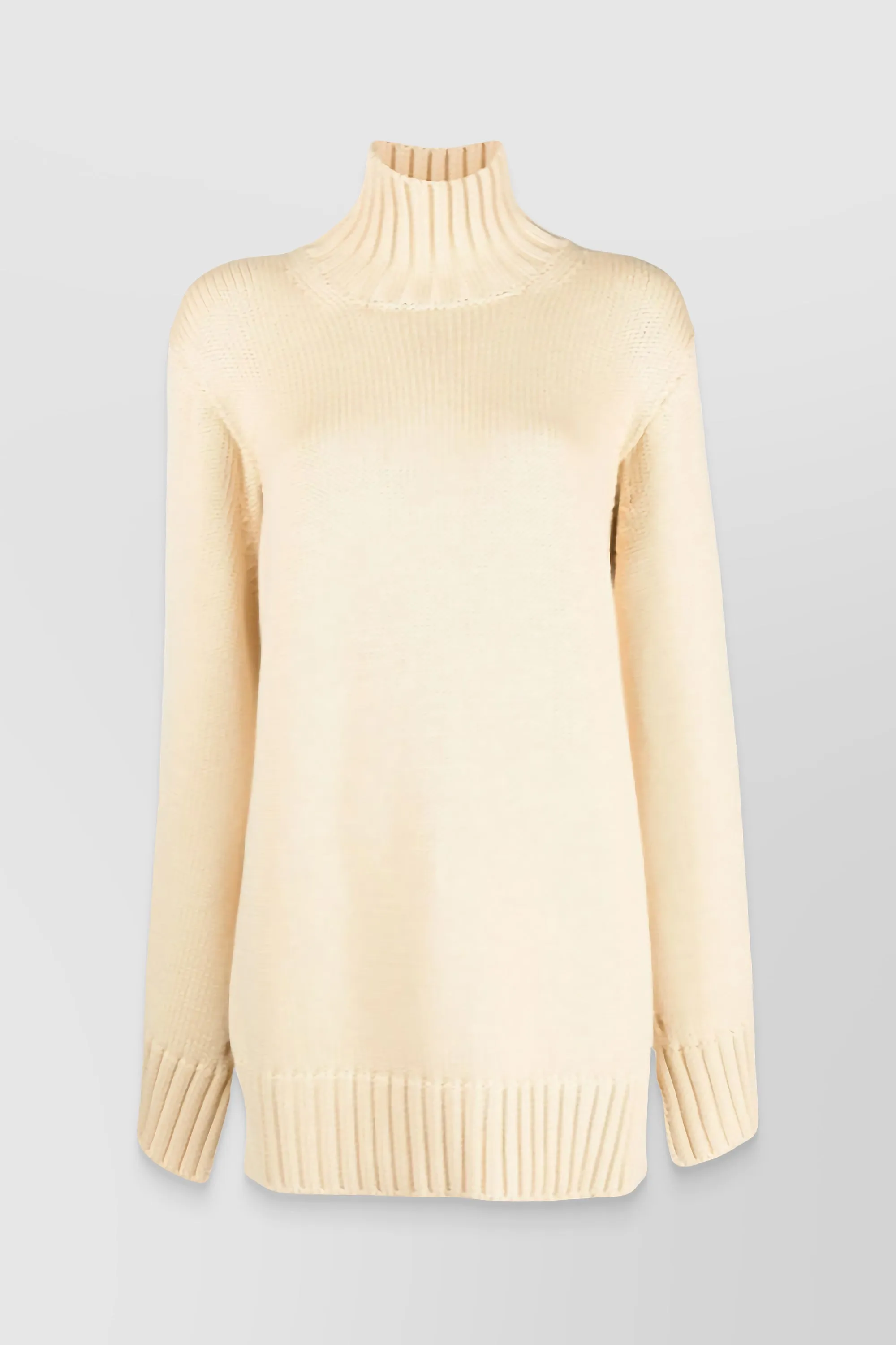 Oversized cape turtleneck merino sweater