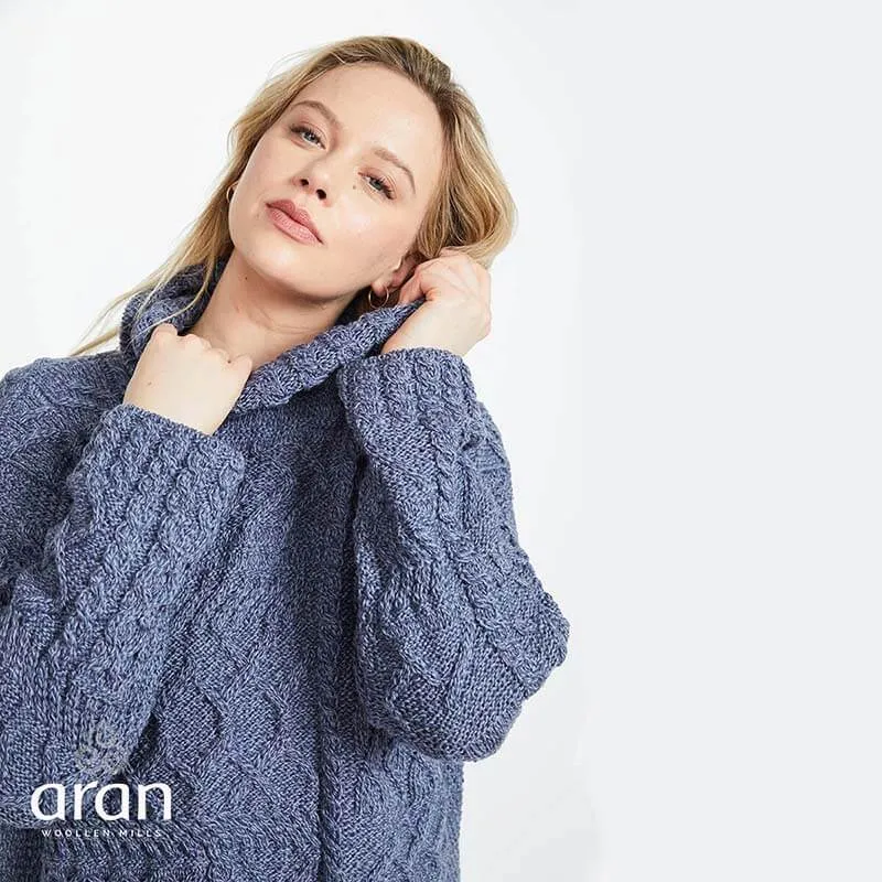 Oversized Patchwork Aran Sweater