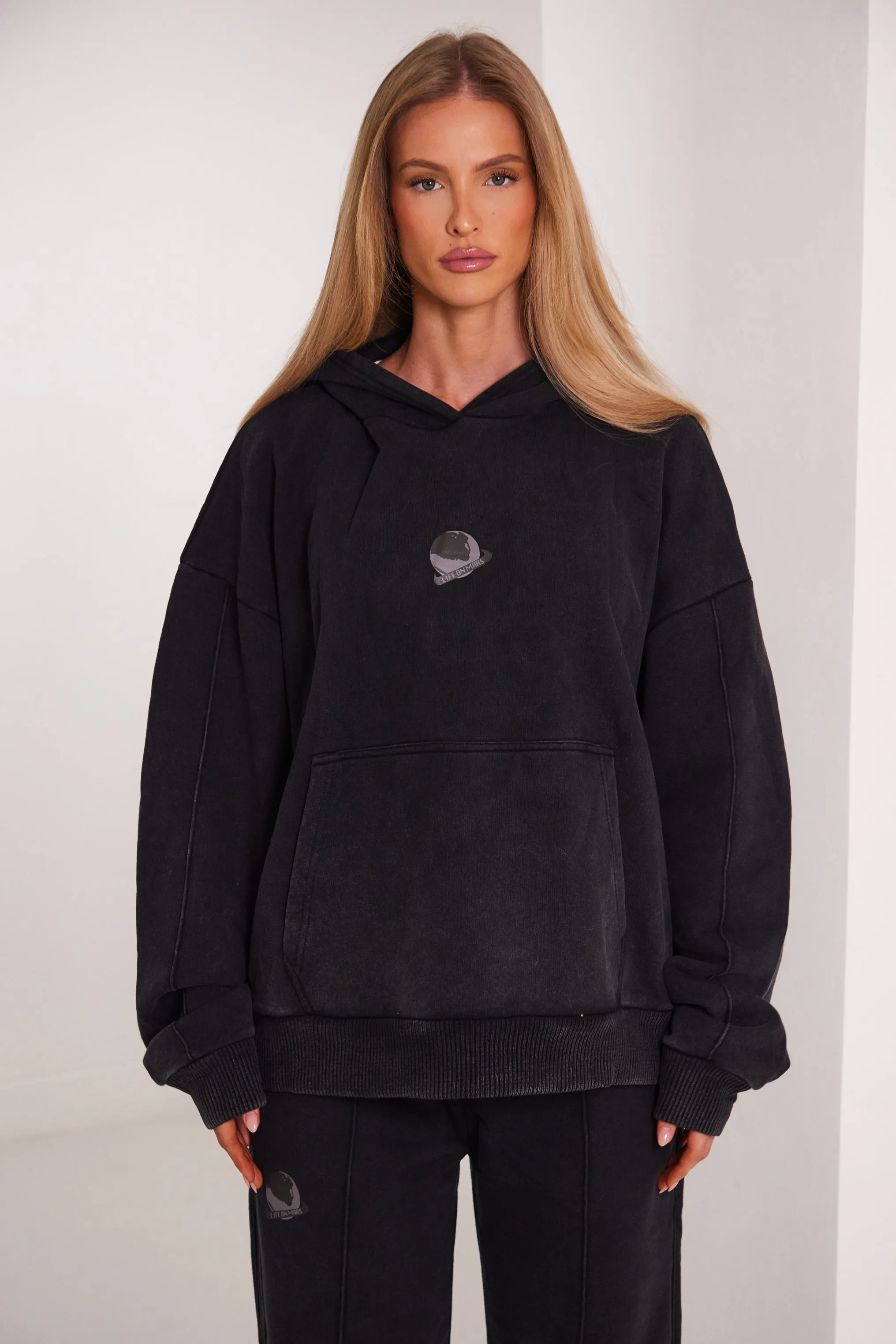 Planet Mars Hoodie - Charcoal