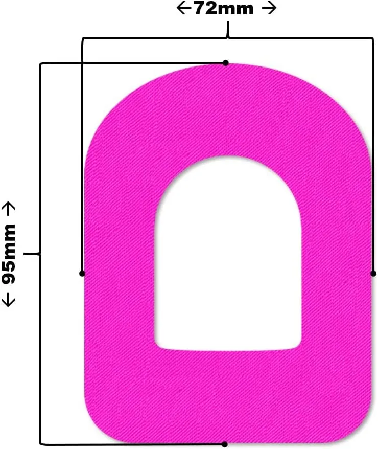 Plasters for Omnipod (Pink)