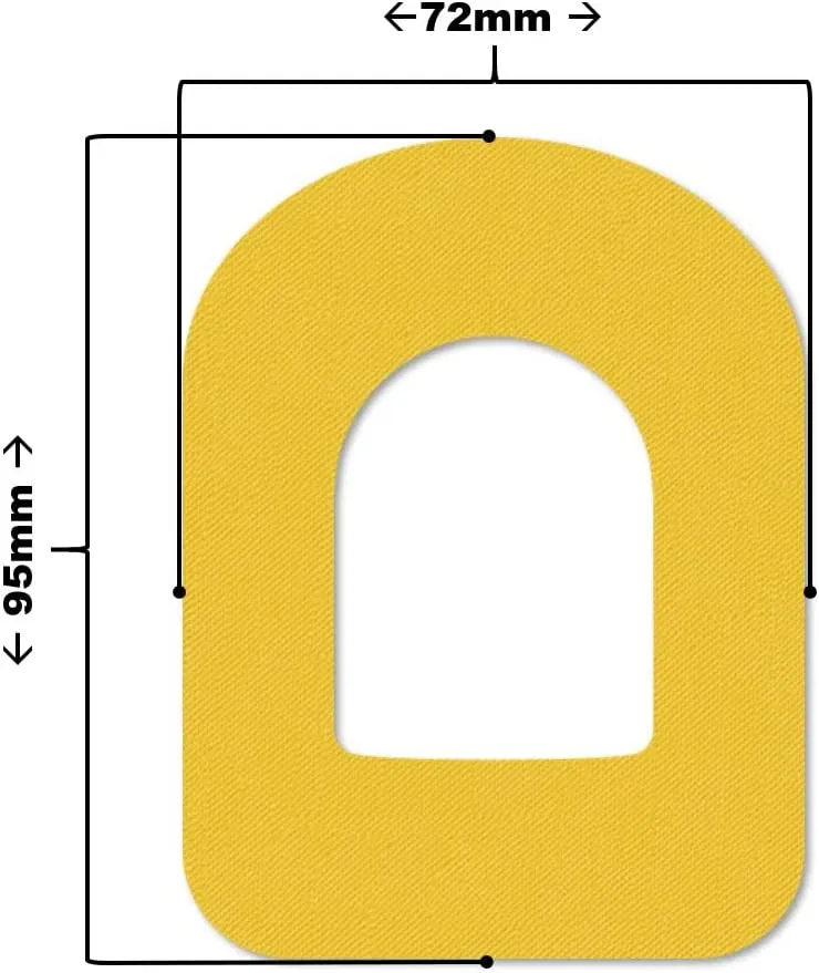 Plasters for Omnipod (Yellow)