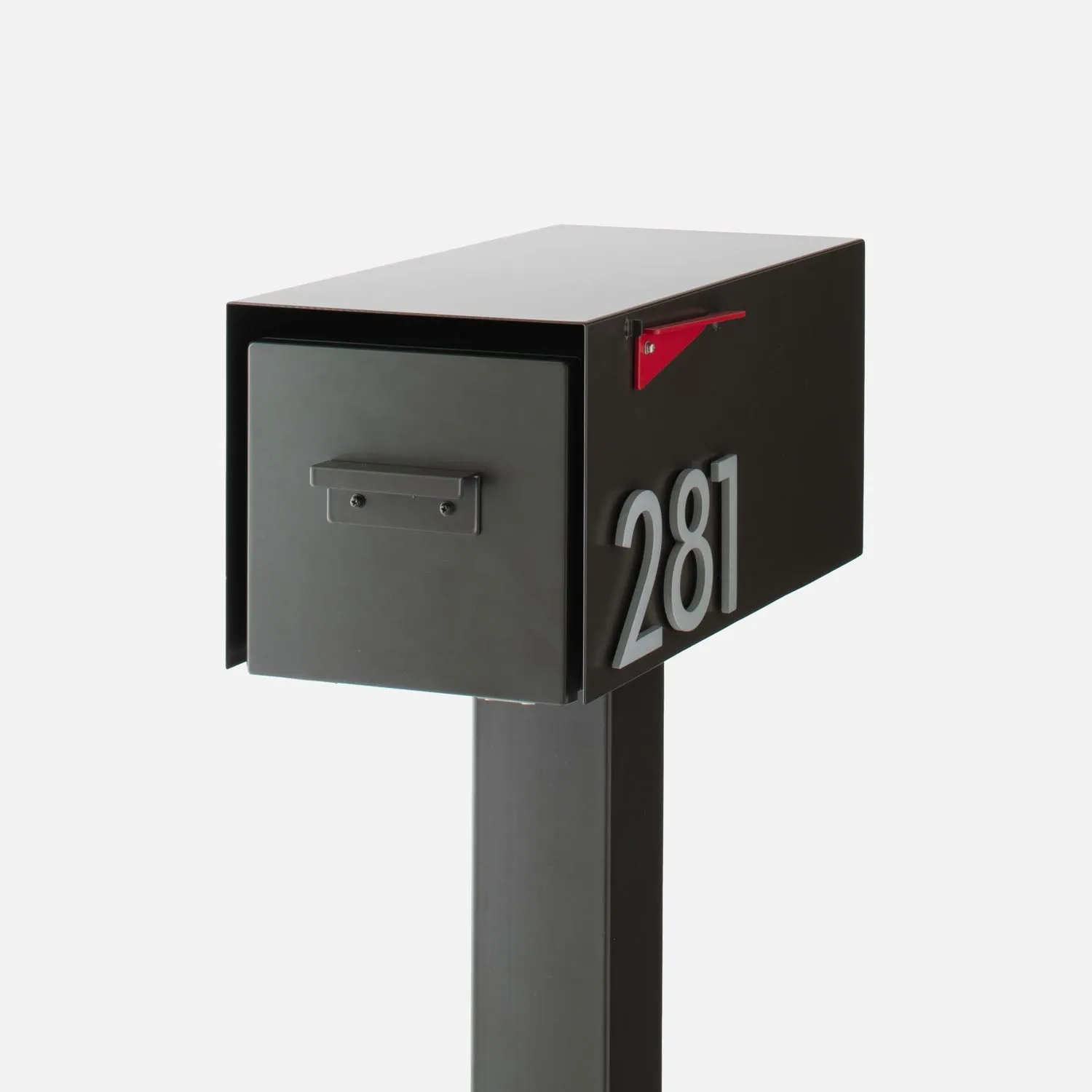 Post-Mounted Mailbox