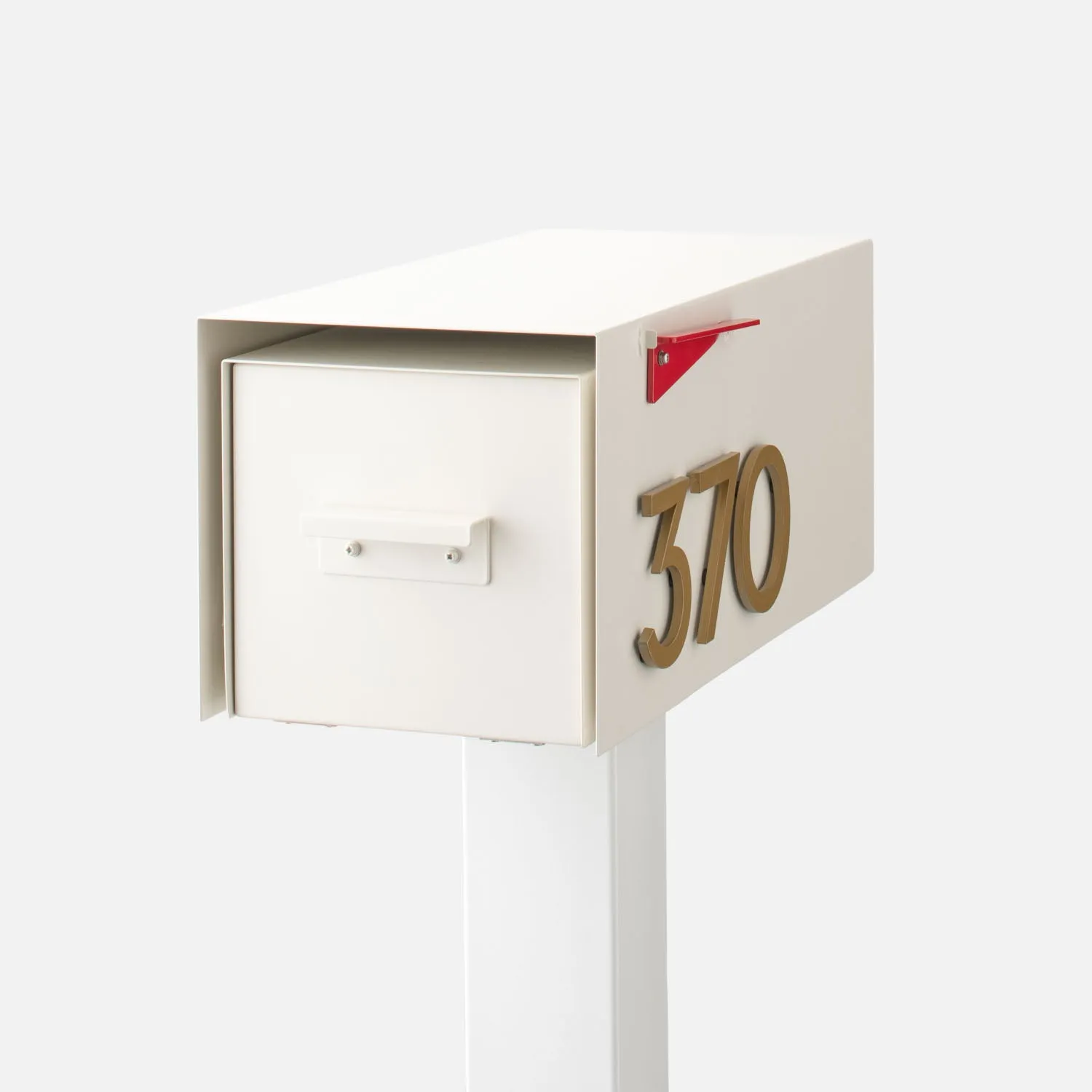 Post-Mounted Mailbox