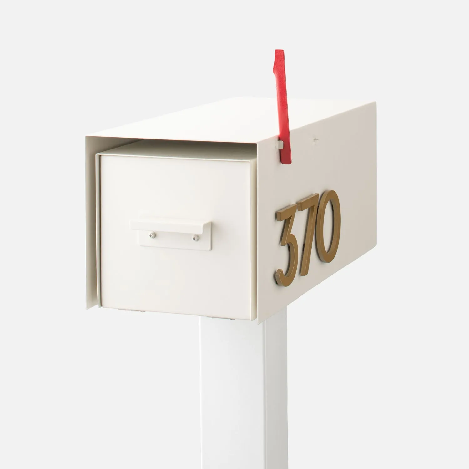 Post-Mounted Mailbox