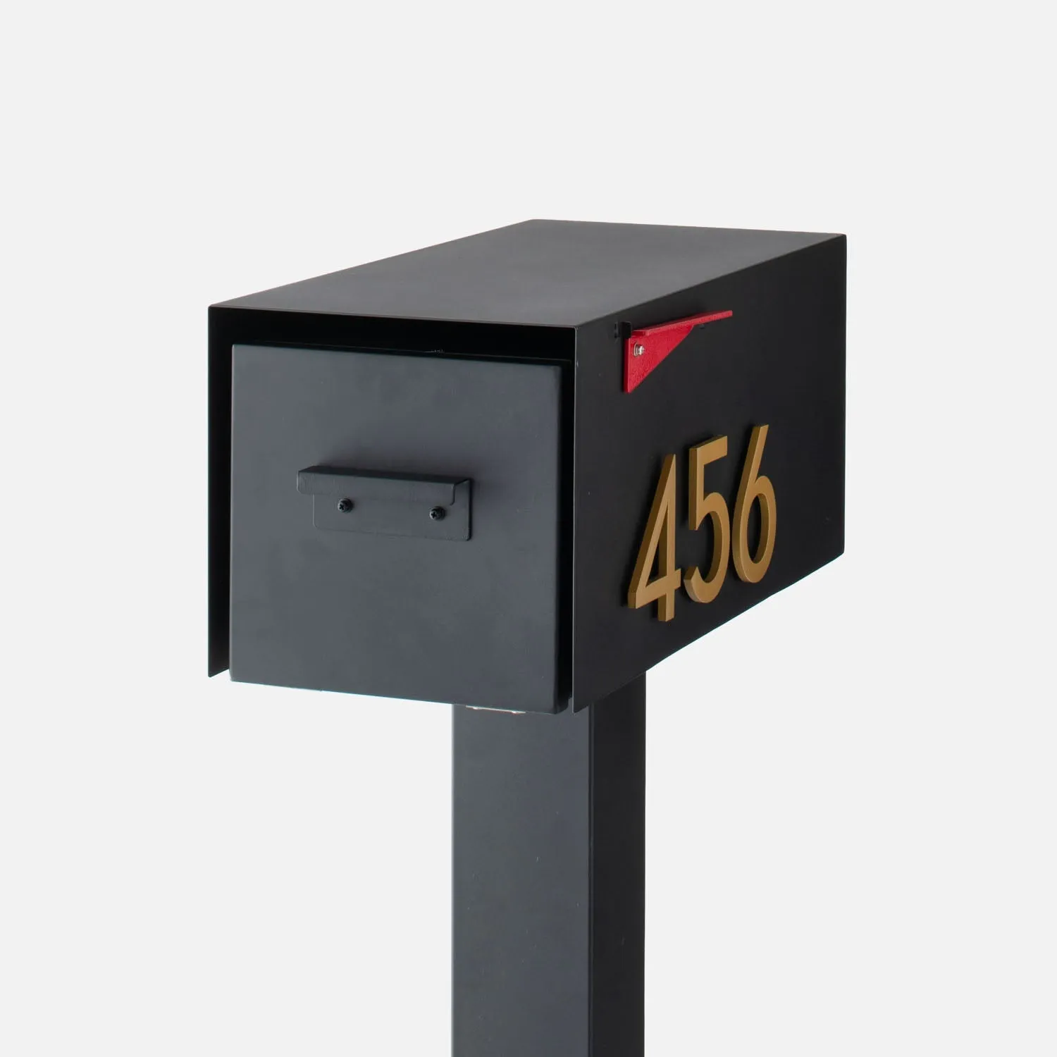 Post-Mounted Mailbox