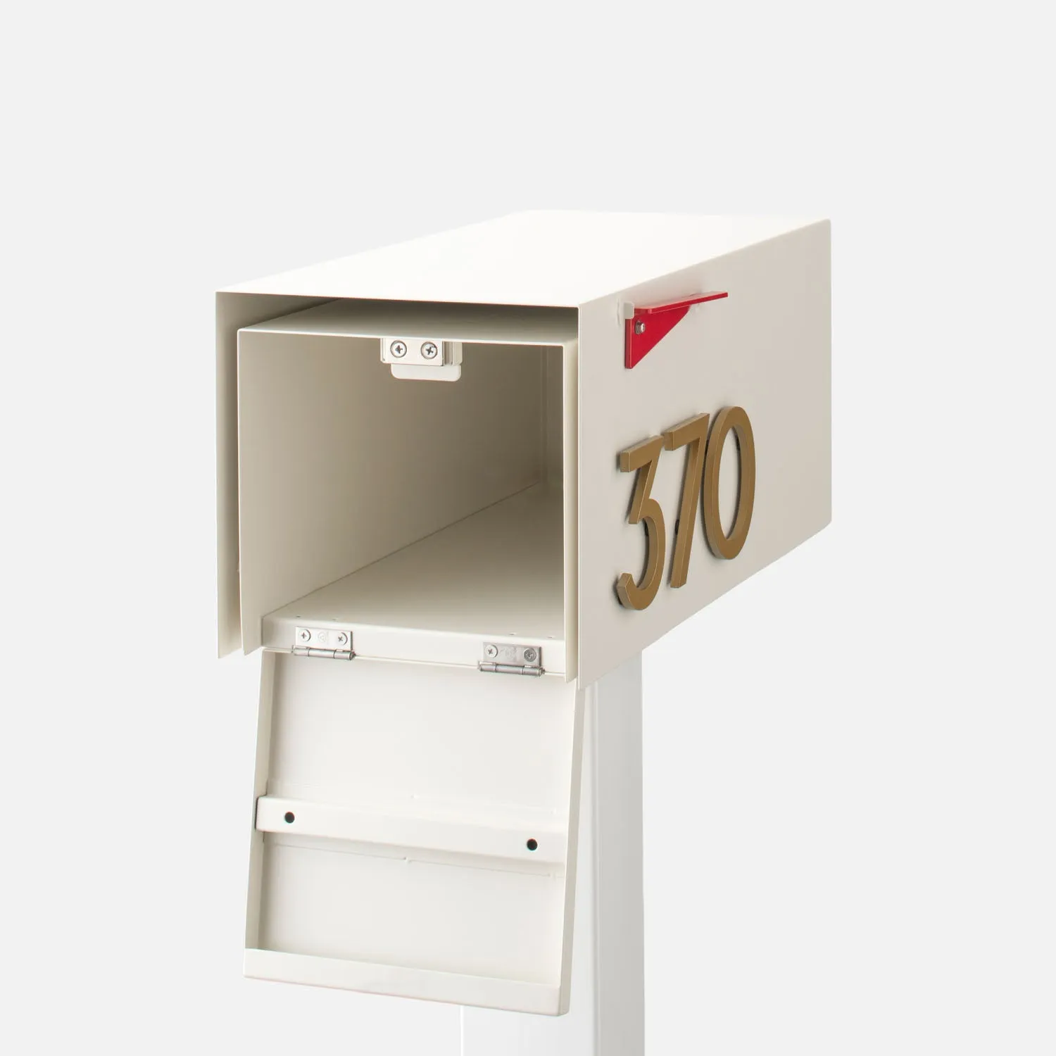 Post-Mounted Mailbox