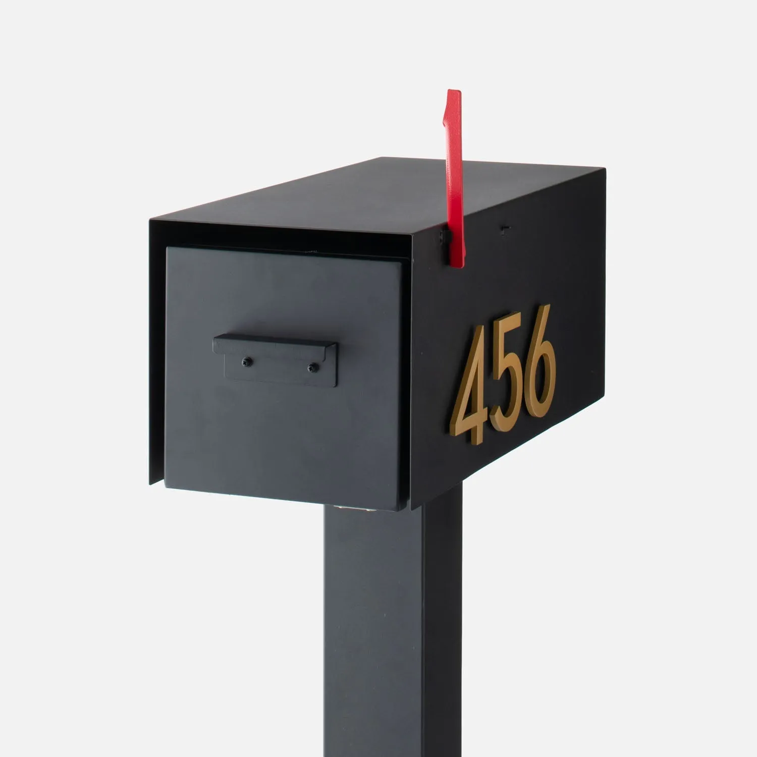 Post-Mounted Mailbox