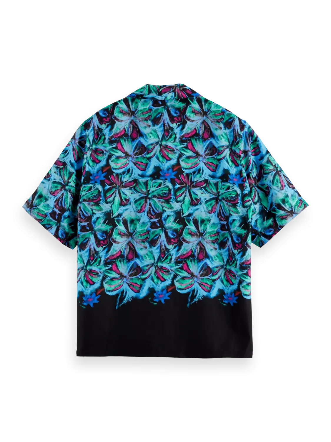 Relaxed-Fit Printed Tencel Shirt (Blue) - SS178740WI24410