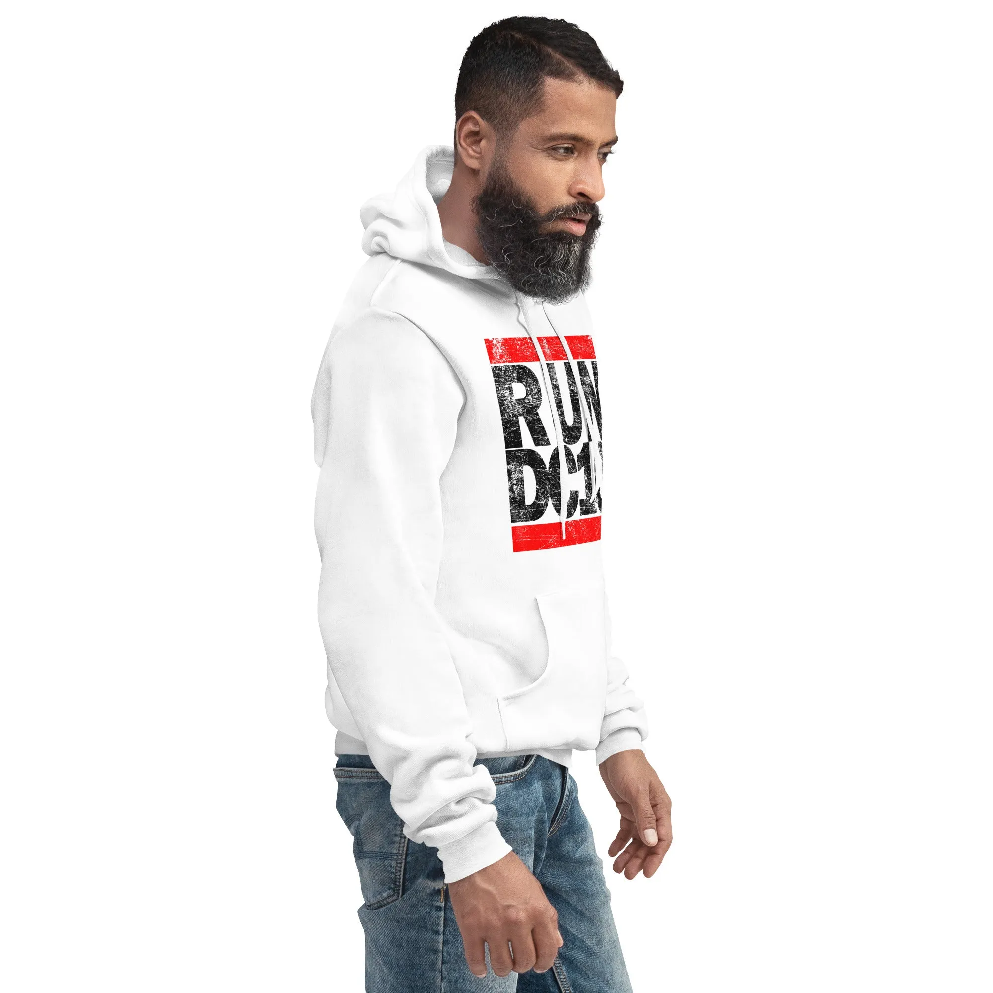 Run DC10 White Hoodie