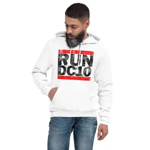 Run DC10 White Hoodie