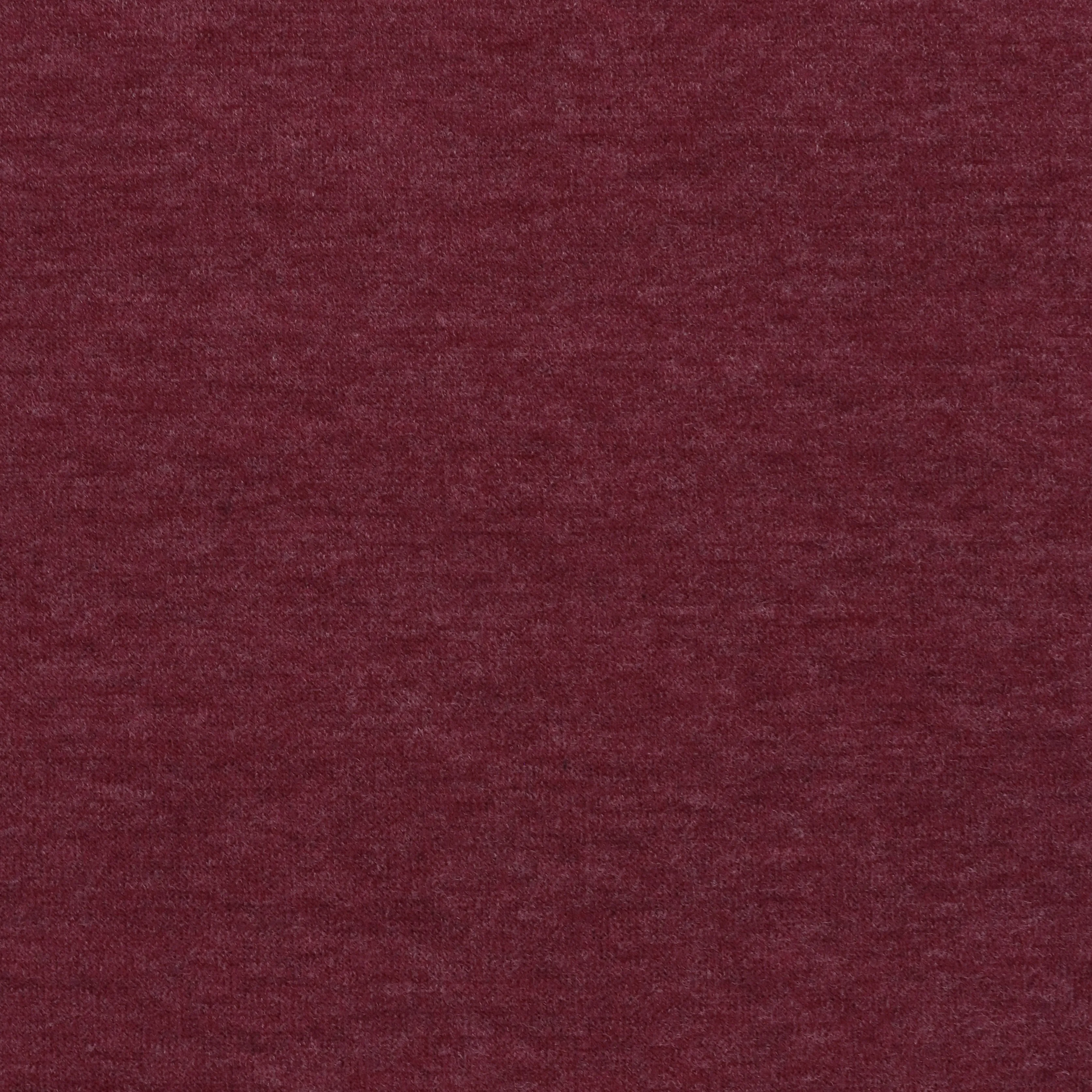 Viscose Blend Sweater Knit - Melange Burgundy