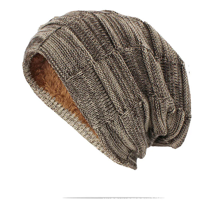 Women Men Winter Warm Hat For Unisex Outdoor New Wool Knitted Beanies Skullies Casual Cotton Hats