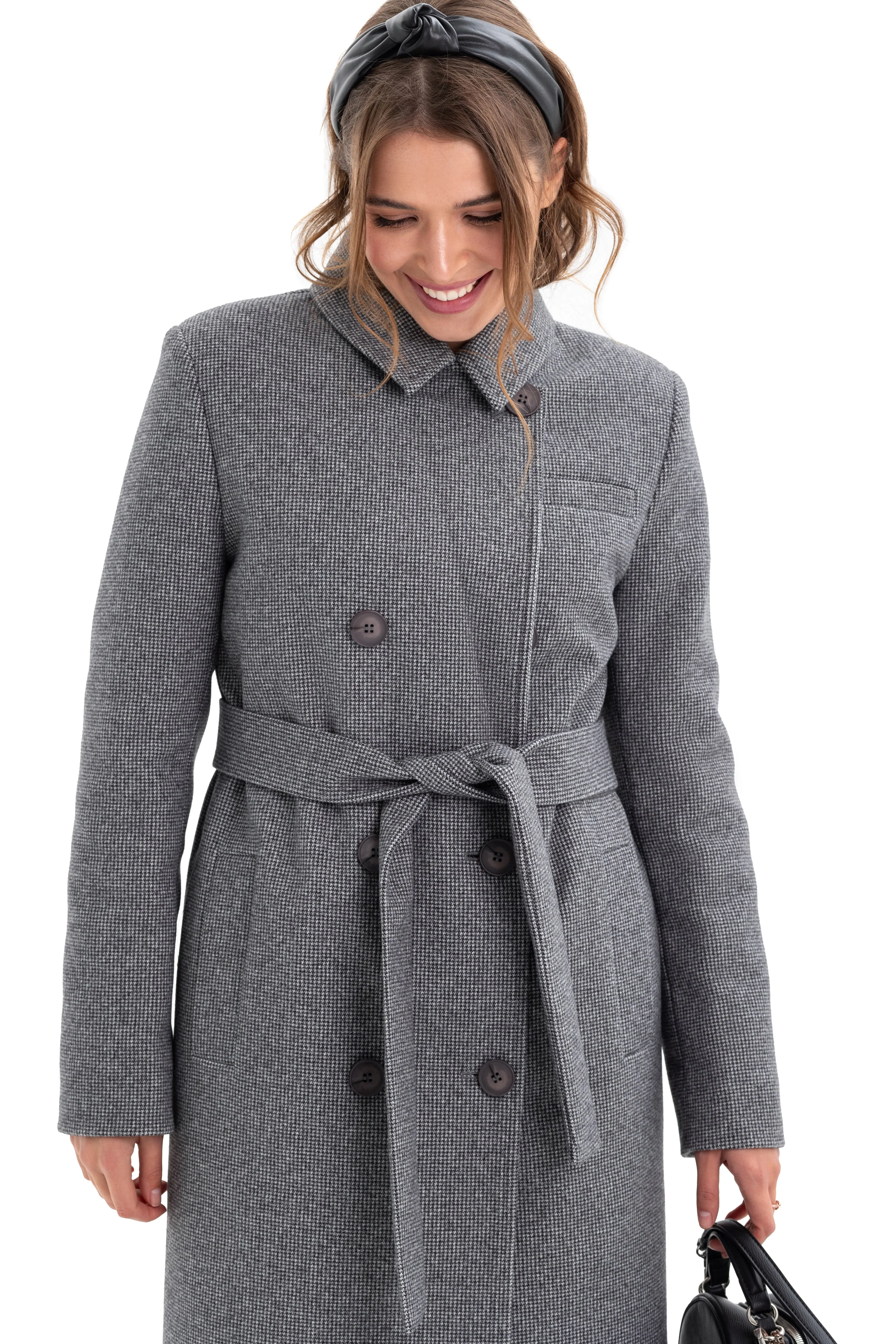 Zarina Classic Wool Blend Overcoat